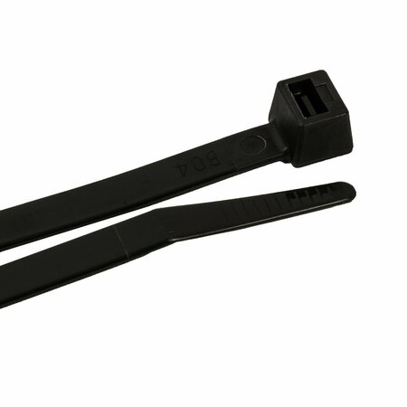 FORNEY Cable Ties, 18 in Black Heavy-Duty 62078